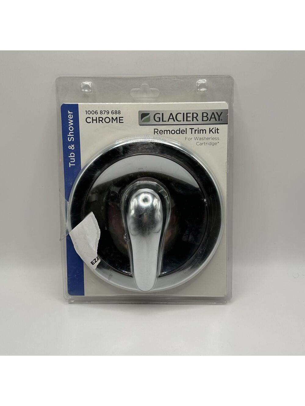 Glacier Bay Aragon Series Remodel Trim Kit Chrome Single-Handle Tub Shower New
